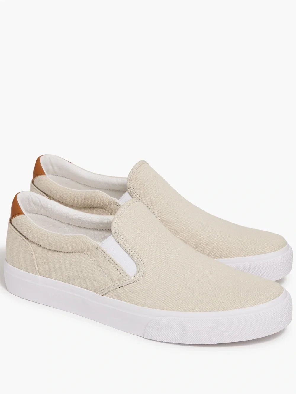 J crew stone Canvas slip-on sneakers